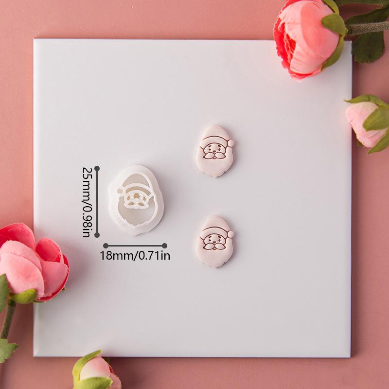 Embossing Tools Soft Pottery Earrings Clay Mold Bells Socks Crystal Ball  Cutting Mold