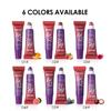 6 Colors Peel Off Lip Tint Set Matte Waterproof Long Lasting Liquid Lipstick Pack Squeeze Tube Non-Stick Cup Magic Lip Gloss Makeup Kit