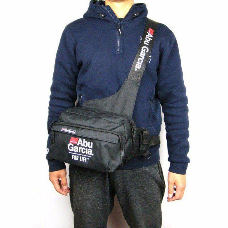 Garcia Fishing Tackle Bag Waterproof 600d Nylon Durable Outdoor Waist Bag**