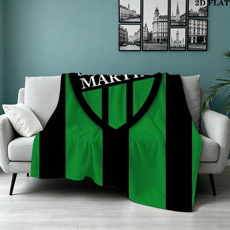 San Martin Print Flannel Blanket High Quality Warm Comfortable Cover for All Seasons Perfect for Gifts Home Decor