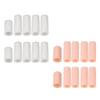 20 Pcs Silicone Gel Toe Finger Caps Covers Sleeves Tubes Unisex