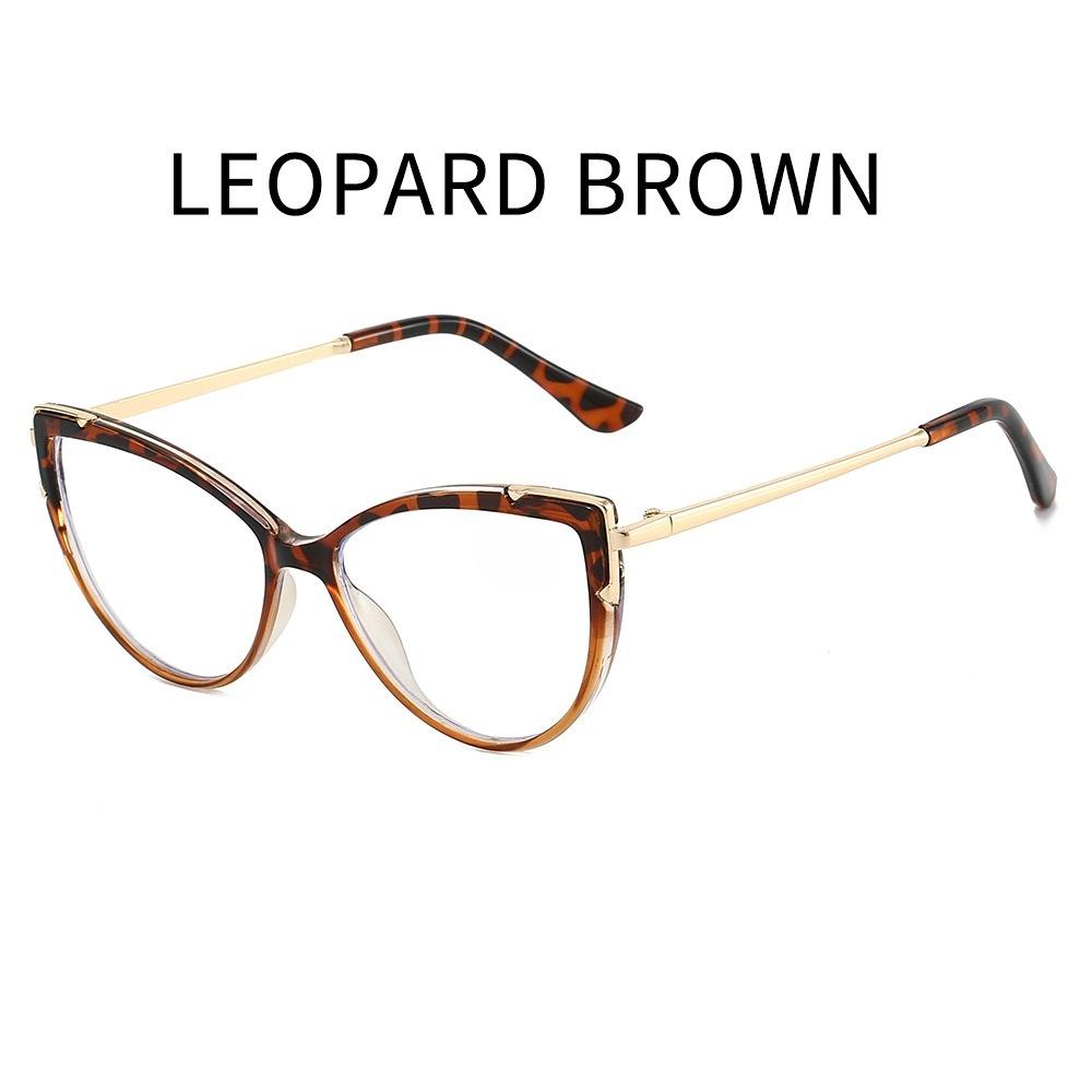 Neue Vintage Cat Eye Lesebrille Unisex Ultraleichter Metallrahmen Blaulichtfilter Presbyopie Brille Damen Beliebte Brillen