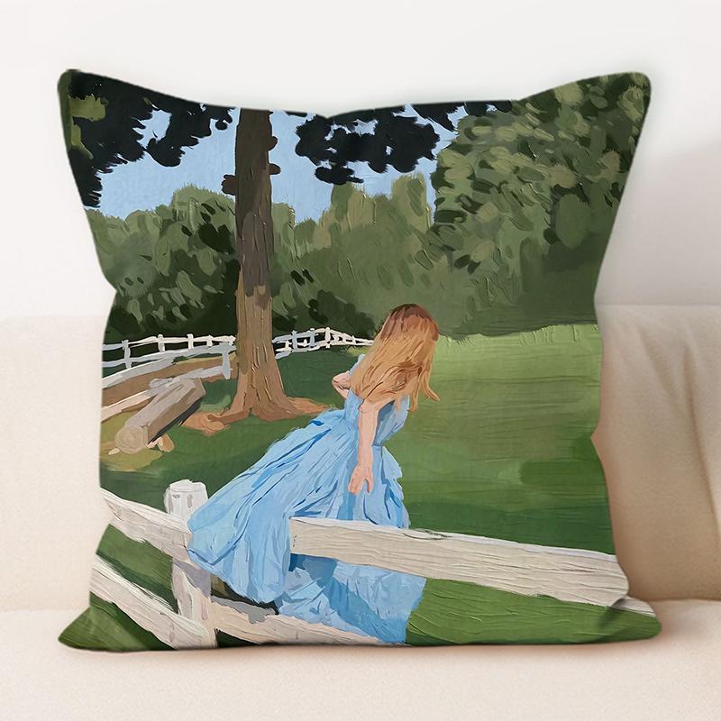 "Artistic Wine & Grapes Leisure Throw Pillow Cover"
