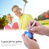 Golf Ball Liner Line Marker Drawing Template Alignment Tool with Pen Accessories (Blue)