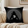 Lord Shiva Hindu God Buddha Cushion Cover Linen Minimalist Soft  for Sofa Bed Home Room Decor