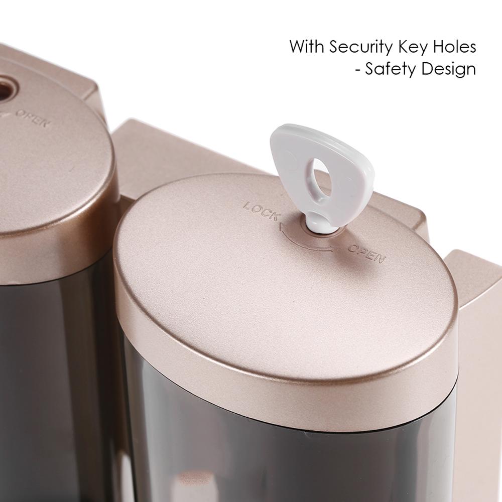 Wall Mounted Soap Dispenser Manual Soap Dispenser for Kitchen Bathroom