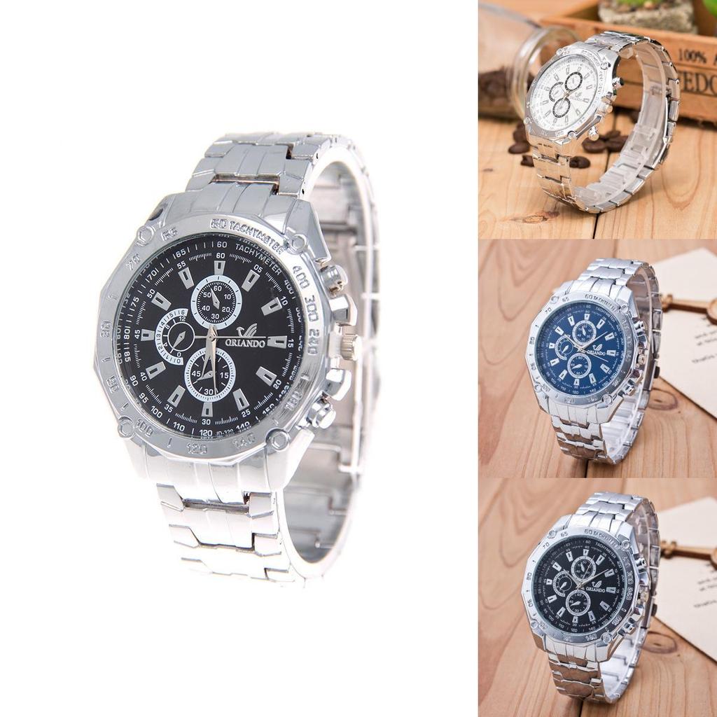 Mens Alloy Watch With World Time Function For Adults Street Style Gift