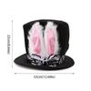 Large Ears Bunny Ear Hat Festive Style Dressy Design Top Hat Photo Prop Fun Topper Easter Bunny Hat Festive Occasion
