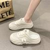 Fashionable Breathable Women's Slippers Soft Bottom White Color Casual Shoes For Students Summer 2025 New Arrival Outerwear