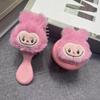 Labubu Mini Portable Plush Air Cushion Massage Comb - Cute & Compact