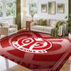 Mainz FC Design Crystal Velvet Rug Soft Decorative Mat for Bedroom Entrance