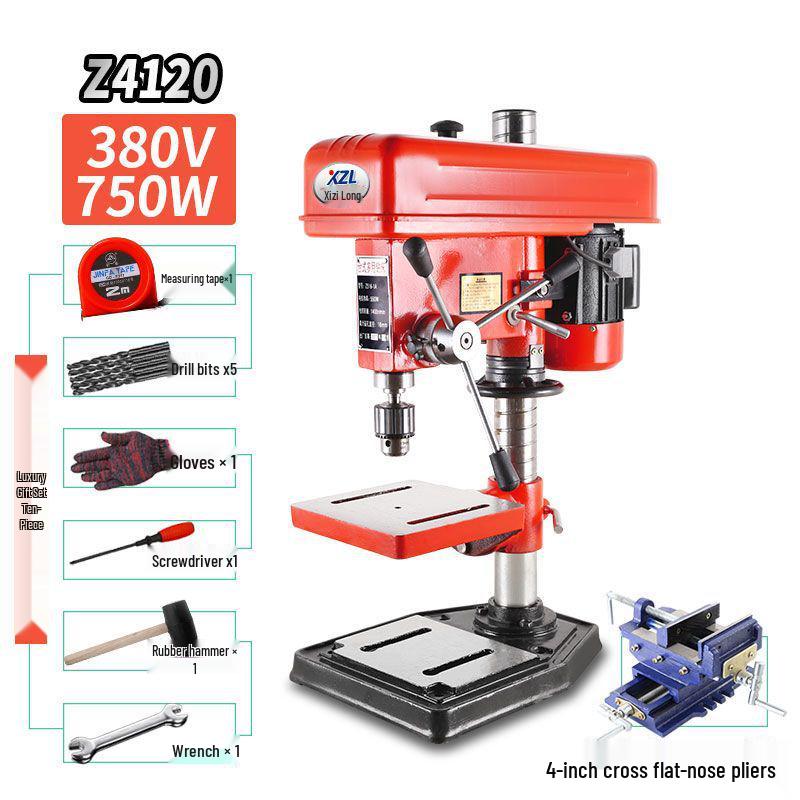 Xizi Longtai 220V Industrial Multifunctional 16MM High-Power Precision Drill Press for Household Use