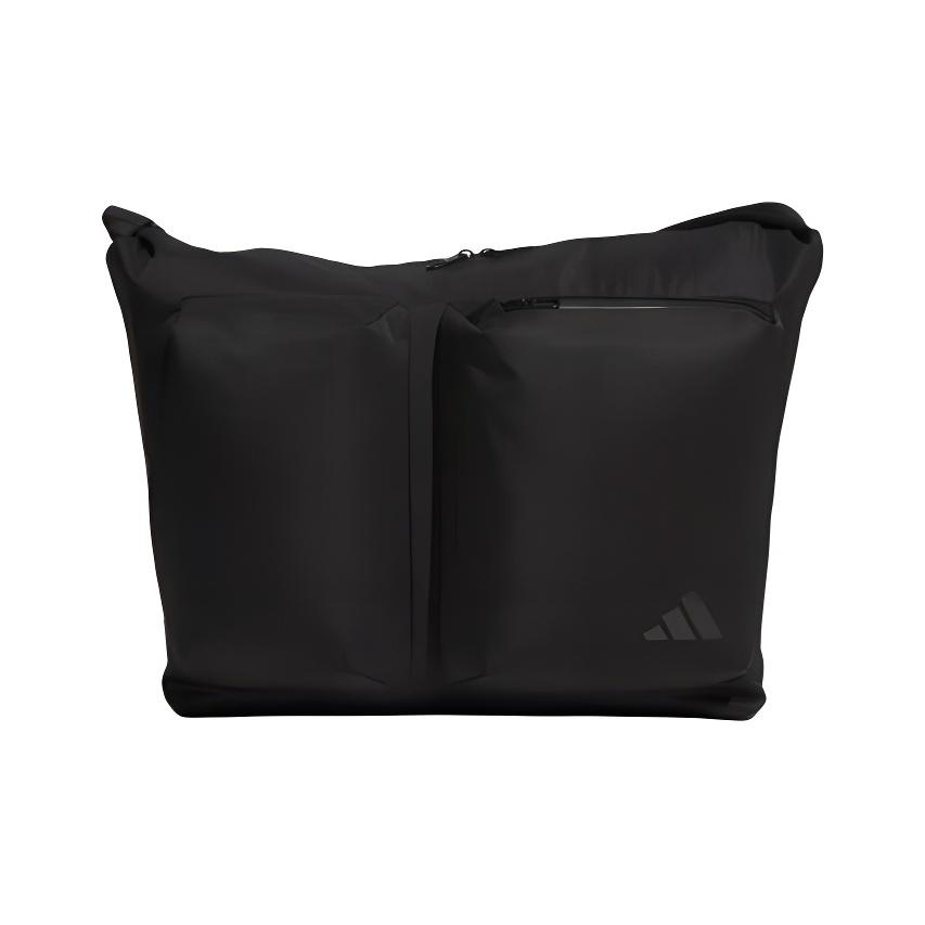 Adidas Recycled Polyester Shoulder Bag, Crossbody Bag Unisex Black One Size