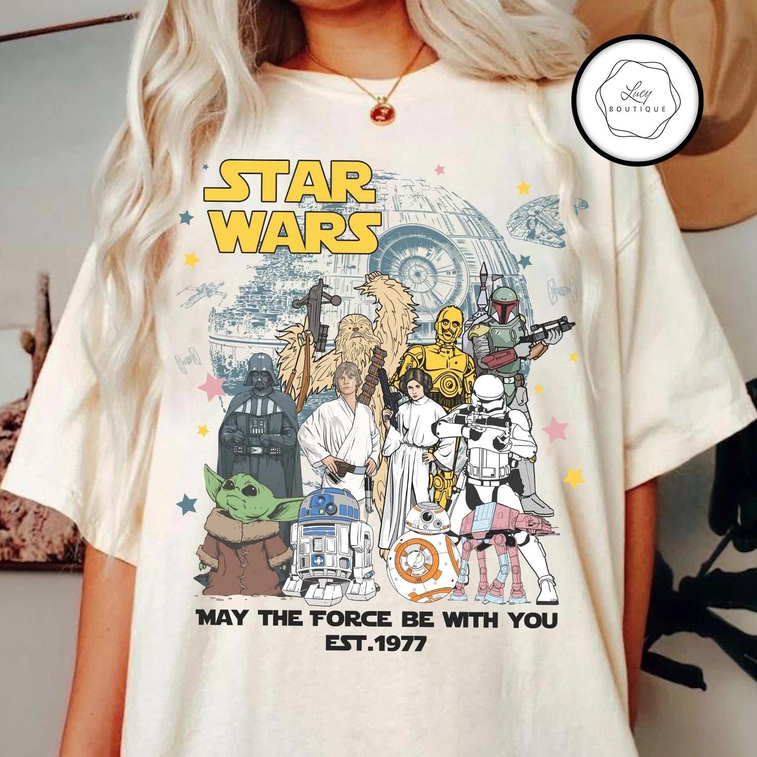 Star Wars Day May the Force Be With You Galaxy s Edge Trip Unisex Tee M