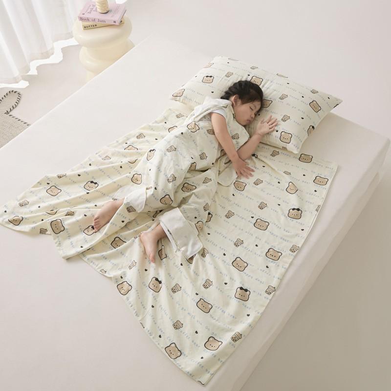 A Cotton Kids Sleep Sack Quilt Baby Toddler Wearable Blanket Washable