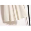 DIMANAF 2025 Plus Size Summer Elastic Skirts High Waist Casual Women Loose Long Skirt Pleated Fashion Vintage Maxi