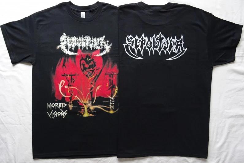 Sepultura – Morbid Visions | Classic 1986 Brazilian Thrash Death Metal Tee XL