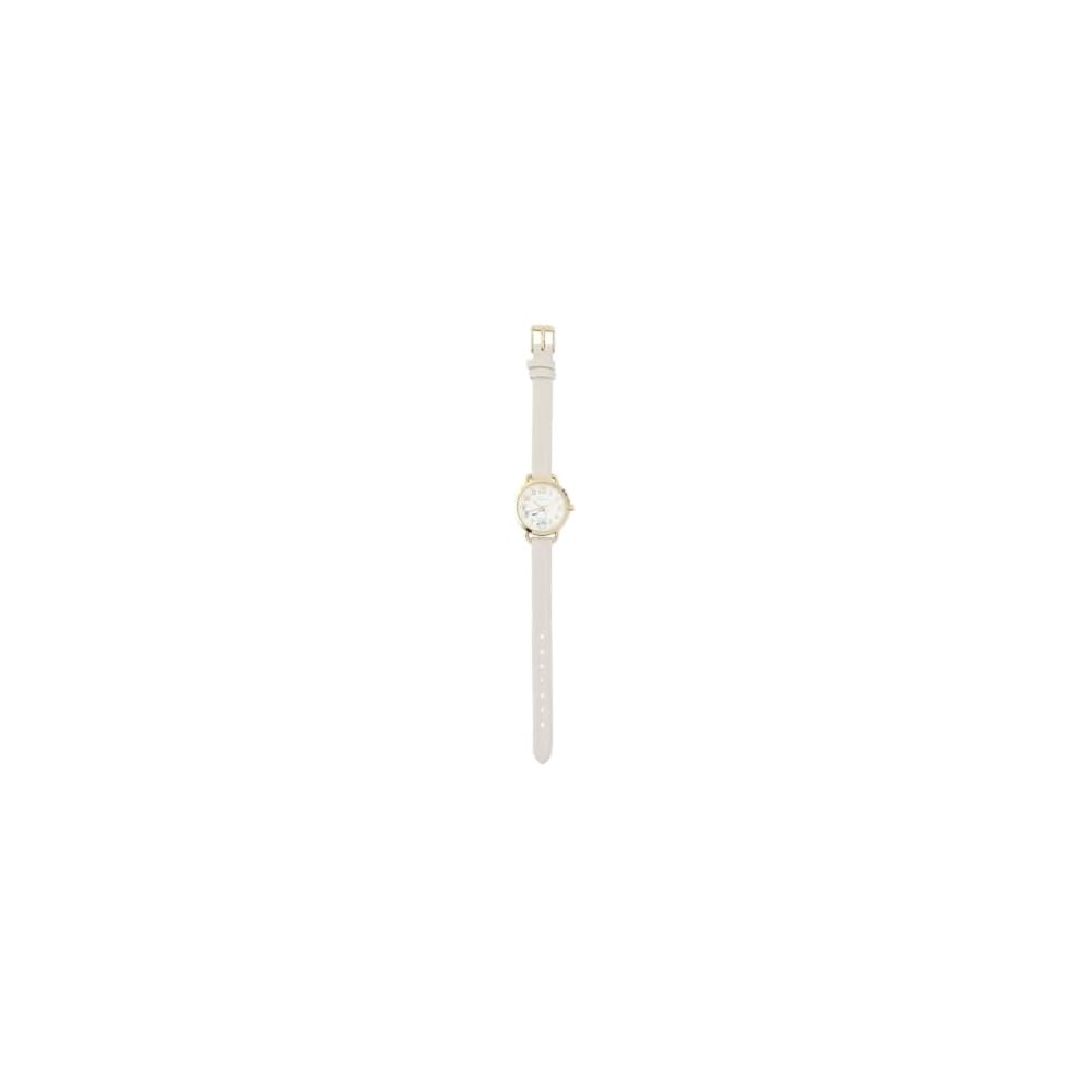 Fieldwork Women s Analog Watch Sanrio Characters Cute Faux Leather Strap Heart Hand Pochacco Gray SNR001-6