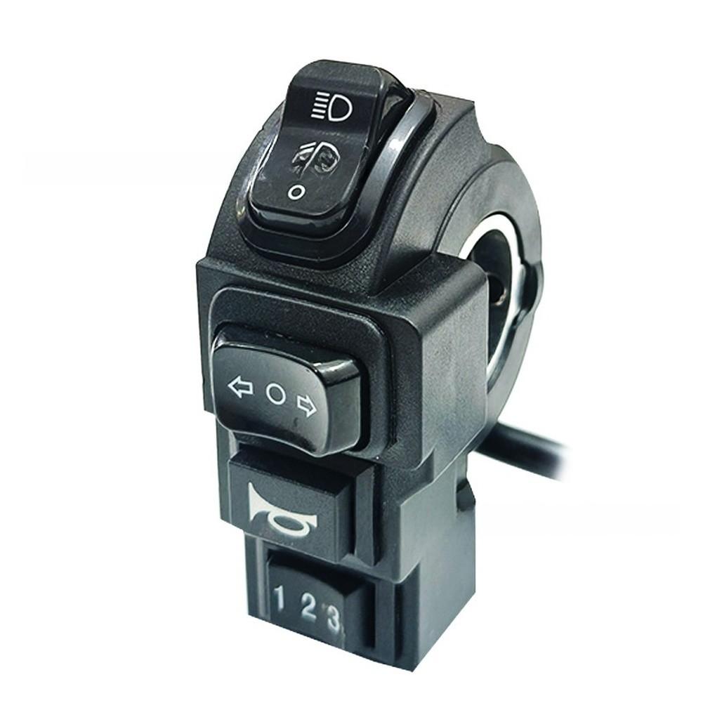 Electric Headlight Switch Turn Signal Control 9 Pin Klaxon Switch