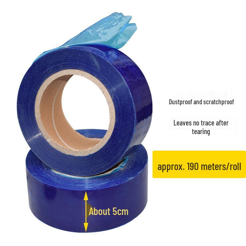 PE Blue Tire Rim Protection Tape - Residue-Free Installation