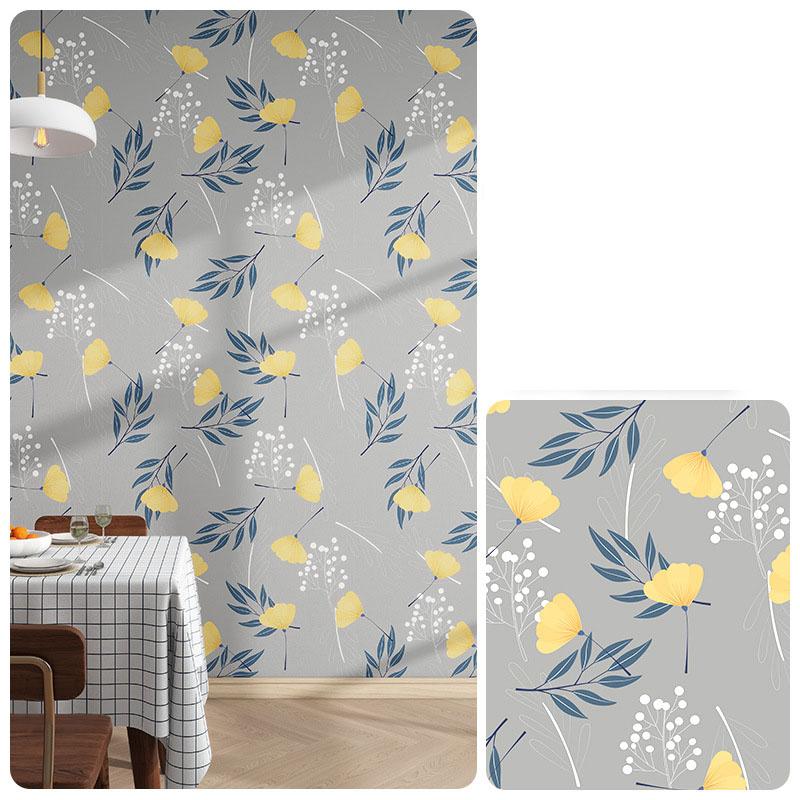 Self-Adhesive Waterproof Wallpaper Anti-Mold Washable Print Non-Slip Wear-Resistant Bedroom Living Room Accent Wall Decor