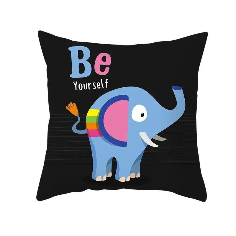 Fairy Tale World Cartoon Pillowcase Car Ornaments Office Living Room Sofa Home Pillowcase