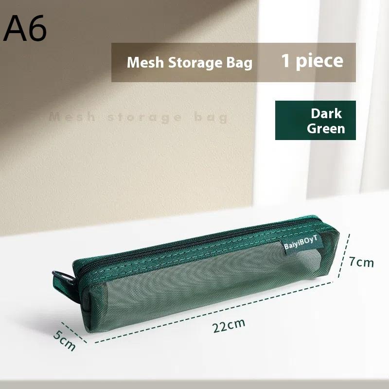 1Pc Portable Mini Zipper Mesh Storage Bag Coin Purse Small Square Mesh Coin Purse Travel Storage Carry Pouch With Zippered