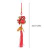 Red Chinese Lanterns Mini Decorative Lucky Hanging Lanterns Decoration with Coins And Tassel for Spring Festival Home Decor
