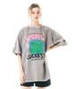 Soipeuyukaen Oversized Loose Fit Pigment Print T-Shirt