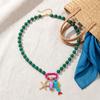 Sea Series Starfish Charms Necklace Ornaments Beach Beaded Necklace  Vacation