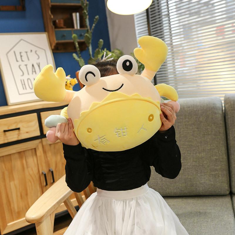 Plush Cartoon Crab Toy Soft And Huggable Stuffed Animal For Ages All