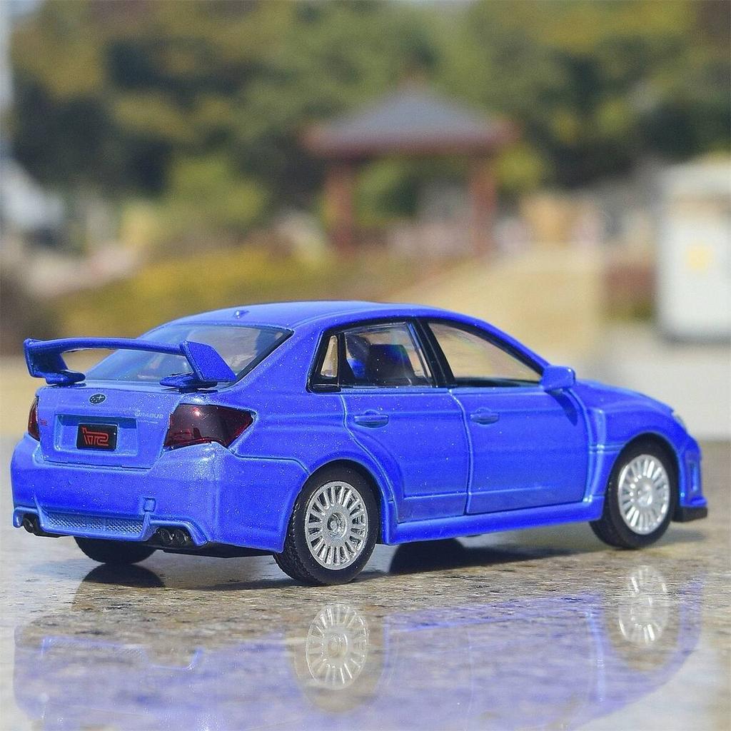 Subaru Impreza WRX STI 2010 Rallyové auto JDM Simulace Odlévaný a Hračka Vozidlo RMZ city 1:36 dárků ze slitinových modelů pro děti