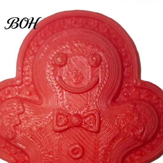 Festive Pattern Embosser Christmas Mini Pie Mold, Plastic Hand Press Pastry Durable Decorative Bakeware for Pastries Cookies And Fondant Maker Set