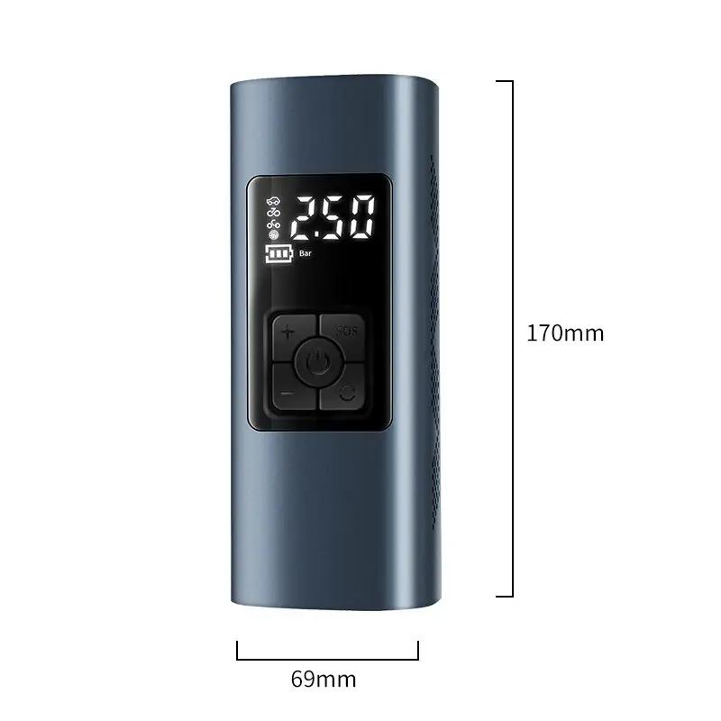 150PSI Portable Electric Air Pump Tire Inflator Air Compressor Digital Car Tyre Pump For Bicycle Motorcycle