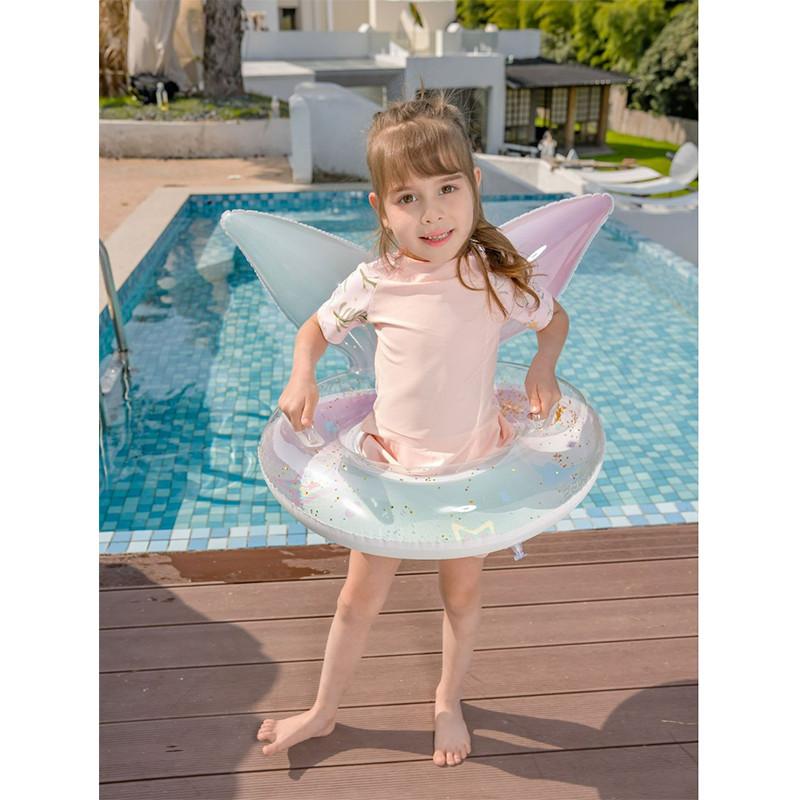 Childrens Ring Swimming Sequins Thickened Cartoon Colorful Mermaid Pattern