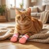 4PCS Anti-Scratch Cat Bath Wash Boots Adjustable Cat Foot Cover Pet Cat Shoes  Nail Trimming