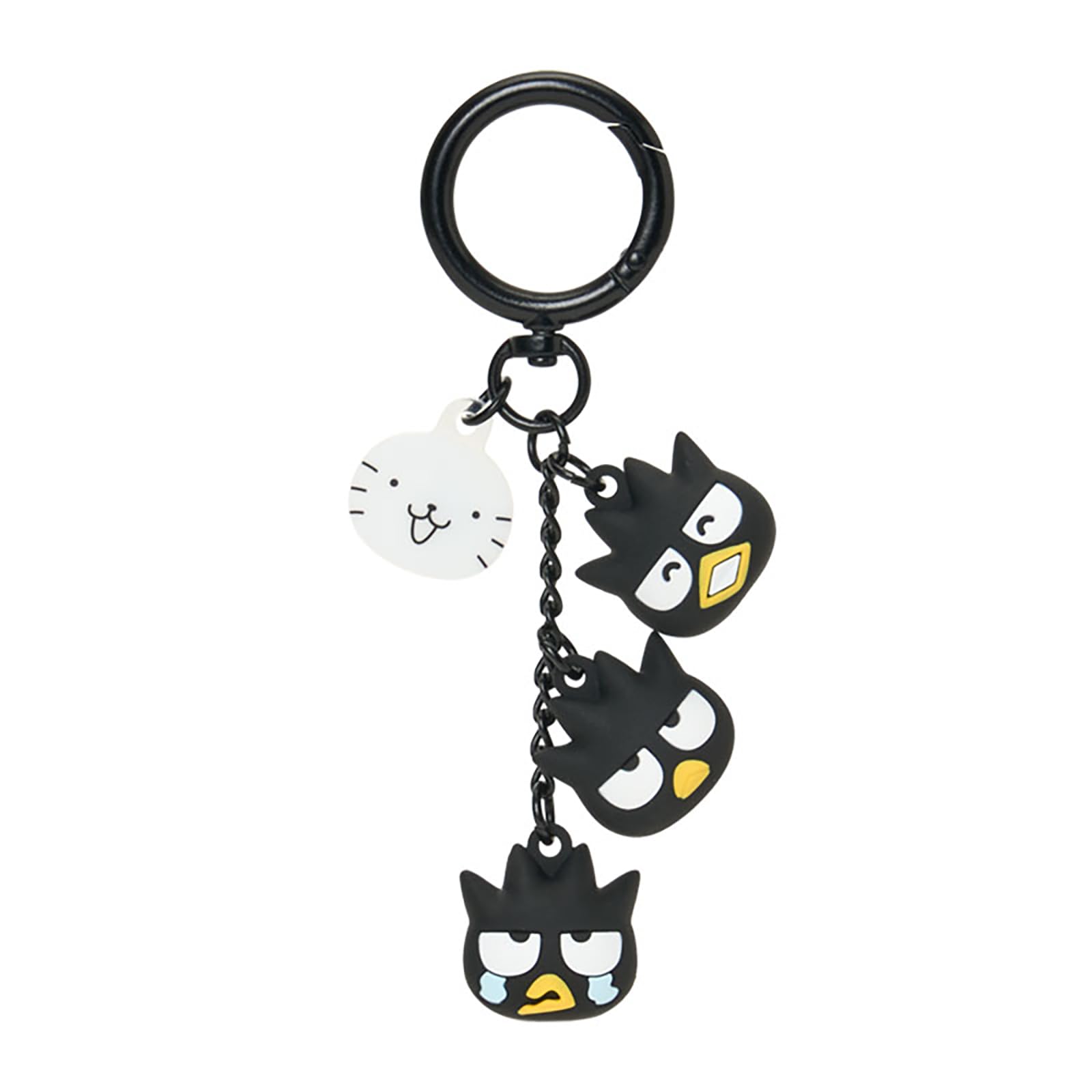 Sanrio Keychain Funny Face 753360 (Hangyodon & Badtz-Maru Design) Badtz-Maru