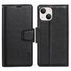 HANMAN Mill Series for iPhone 15 Shockproof Shell Wallet PU Leather Stand Cover Mobile Phone Case