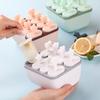 Durable Reusable Popsicle Mold with Stick with Lid Popsicle Mold Cube Tray Easy To Clean Food Grade Frozen Ice Box Summer Season