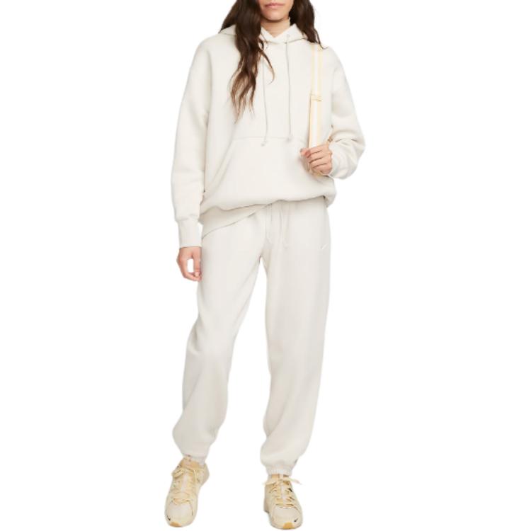 Nike Women's Phoenix Fleece High Waisted Oversized Sweatpants Light Orewood Brown/Sail DQ5887-104