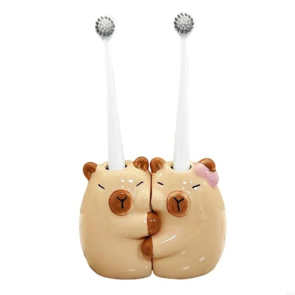 Cartoon Couple Toothbrush Rack Creative Electric Toothbrush Stand  Home Decor