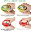 4PCs Silicone film cover+ABS Fruit and Vegetable Storage Containers Set for Fridge, Onion Storage Container, Avocado keeper,Tomato Saver,and Lemon