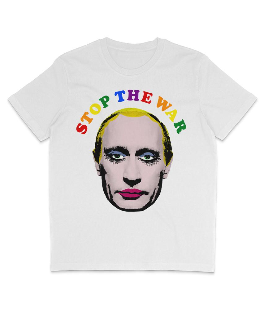 

Putin - STOP THE WAR - Organic T-Shirt - Ukraine - LGBTQ - Russia 4XL