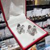 Irregularity Metal Flower Ear Stud for Women Fashion Party Jewelry Gift Accessories
