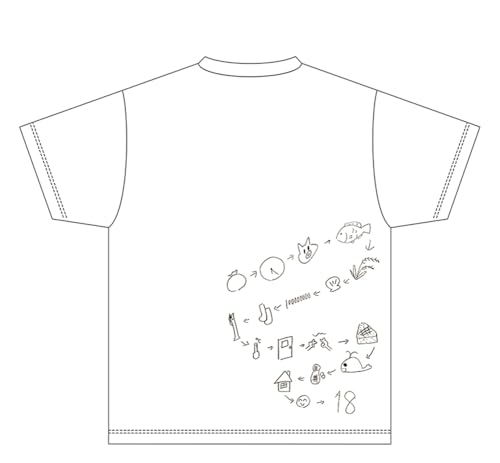 [Nogizaka46] June 2025 Birthday Commemorative T-Shirt Aya Ogawa (JP, Alphabet, L, White)