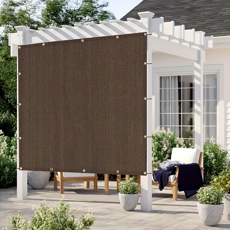 Sunshade Net with Edging and Holes Outdoor Shading Privacy Screen for Garden, Patio, Roof Insulation, and Corner Shade Sails