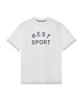 REST&RECREATION Rs Logo Stitch T-Shirt - White