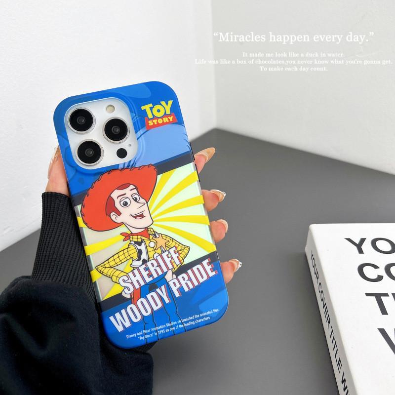 Cartoon Woody Buzz Cross-border Suitable 13 Apple Iphone 15 Pro Max Phone Case 14 Protective Soft Cover