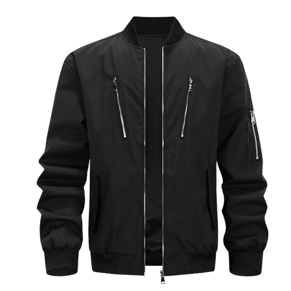 Men'S Loose Jacket Fashionable Multi Pocket  Jacket