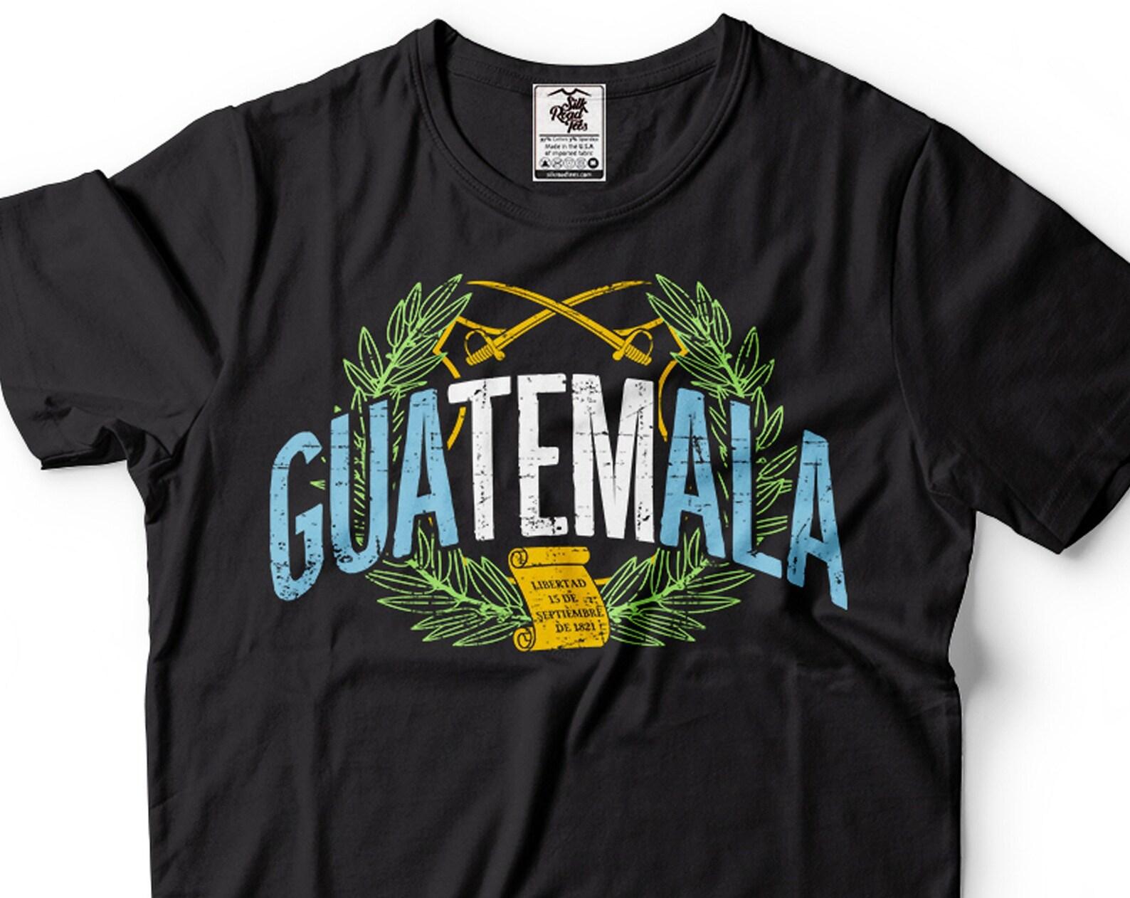 Guatemala Flag T-Shirt: Patriotic Logo Tee L